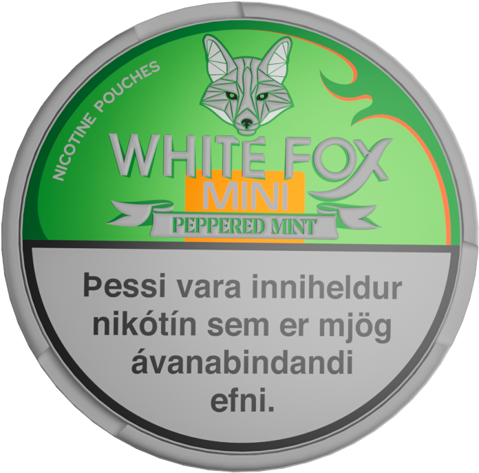 White Fox – Peppered Mint Mini 10g (10stk/ks)
